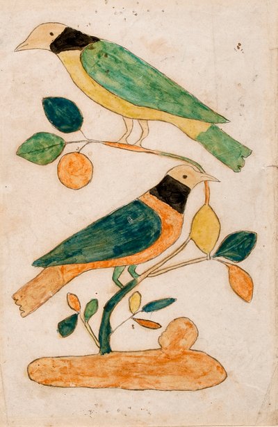 Deux oiseaux - Unknown artist