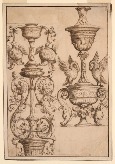 Deux chandeliers - Unknown artist