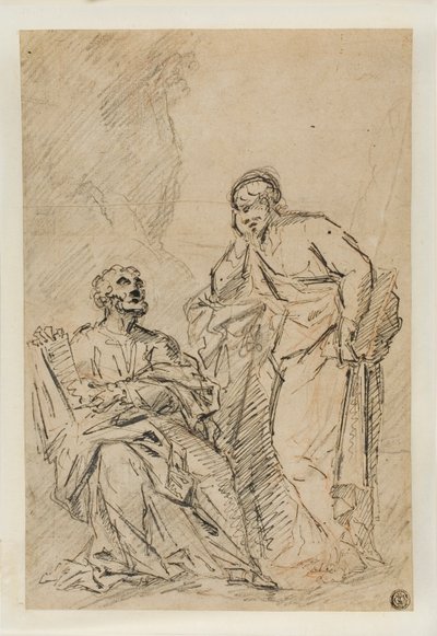 Deux philosophes - Unknown artist