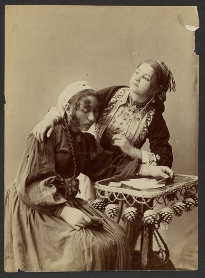 [Deux femmes à l