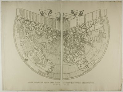 Universalior Cogniti Orbis Tabula, Ex Recentibus Confecta Observationibus Ruysch - Unknown artist