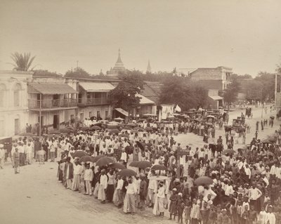 Sans titre (procession ou foule) (verso) - Unknown artist