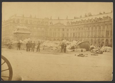 [La colonne Vendôme en ruine] - Unknown artist