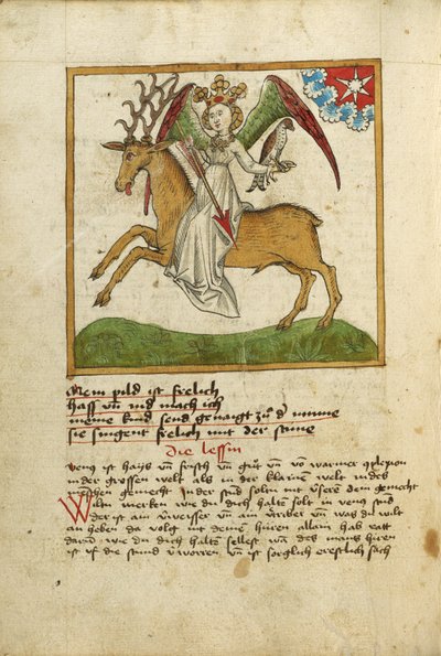 Vénus à cheval sur un cerf - Unknown artist