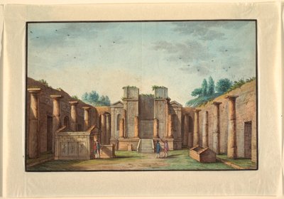 Vue de Naples (ou environs) - Unknown artist