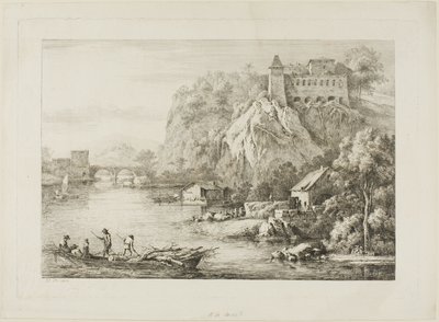Vue des Carmes de Caussées à Lyon - Unknown artist