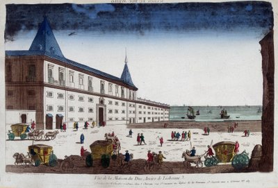 Vue de la maison du duc d