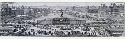 Vue du Pont Neuf à Paris - Unknown artist
