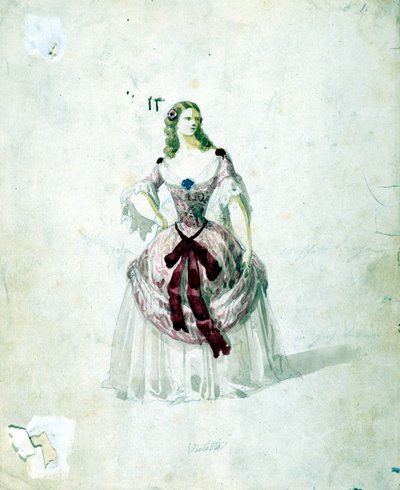 Costume de Violetta pour l