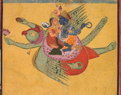 Vishnu et Lakshmi sur Garuda - Unknown artist