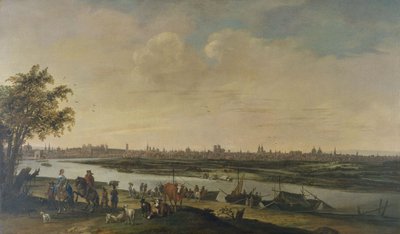 Vue générale de Paris, prise du bas de la colline de Chaillot, vers 1650 - Unknown artist