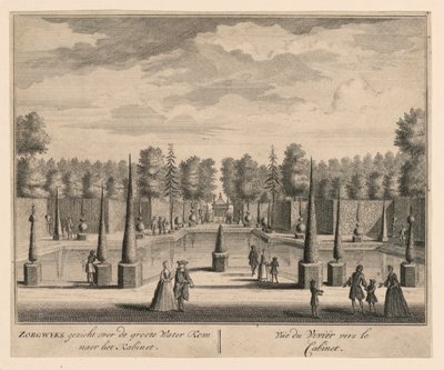 Vue du Vivier vers le Cabinet - Unknown artist
