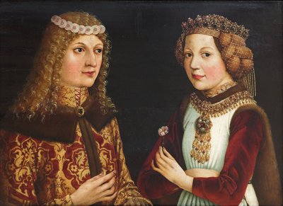 Portrait de mariage de Ladislaus le Posthume (1440-1457) et Magdalena de Valois (1443-1495) - Anonyme - 1457 - Unknown artist