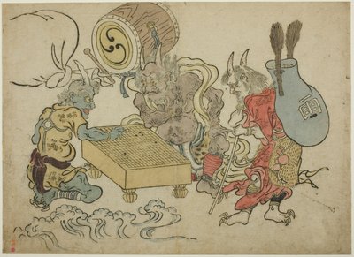 Vent et tonnerre Dieu joue au go - Unknown artist