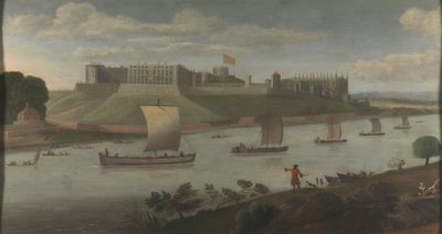 Château de Windsor depuis la rive du Buckinghamshire - Unknown artist