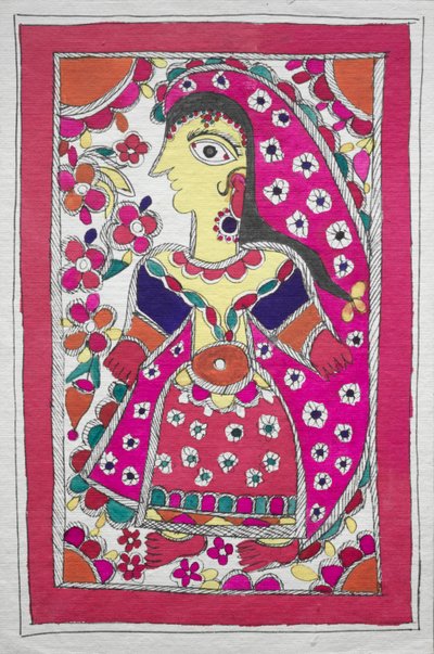 Femme de profil face à gauche (par une femme peintre) - Unknown artist