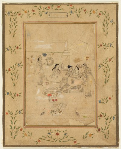 Femmes jouant à se travestir - Unknown artist