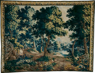 Bois avec étang - Unknown artist