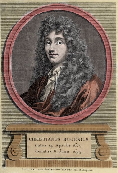 Portrait de Christiaan Huygens. Physicien et mathématicien néerlandais (1629-1695). - Unknown artist