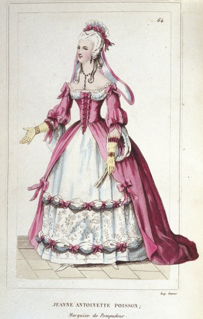 Portrait de Jeanne-Antoinette Poisson, Marquise de Pompadour (connue sous le nom de Madame de Pompadour) - Unknown artist