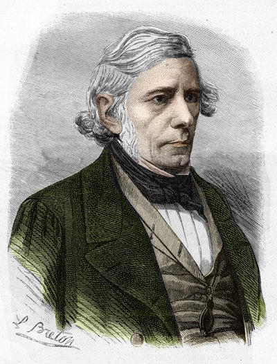 Portrait de Victor Cousin. Philosophe français (1792-1867). - Unknown artist