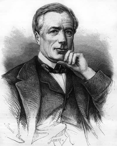 Portrait de Xavier Marmier (1809-1892), écrivain français - Unknown artist