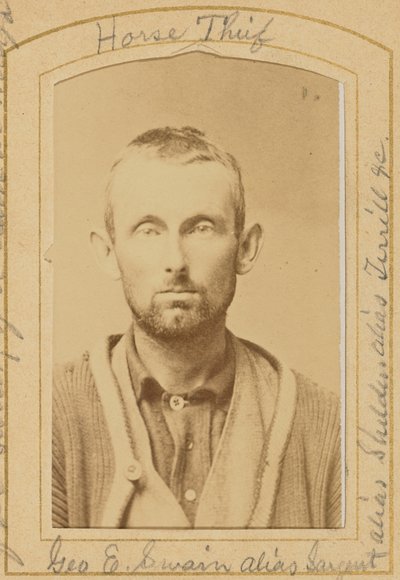 [George E. Swain alias Sargeant, voleur de chevaux] - Unknown artist/maker