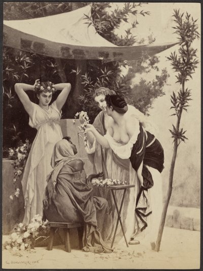 "La vendeuse de couronnes" par Gustave Boulanger - Unknown artist/maker