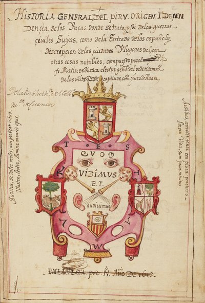 Page de titre - Unknown artist/maker