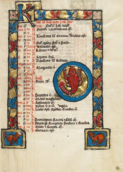 Signe zodiacal du cancer - Unknown artist/maker
