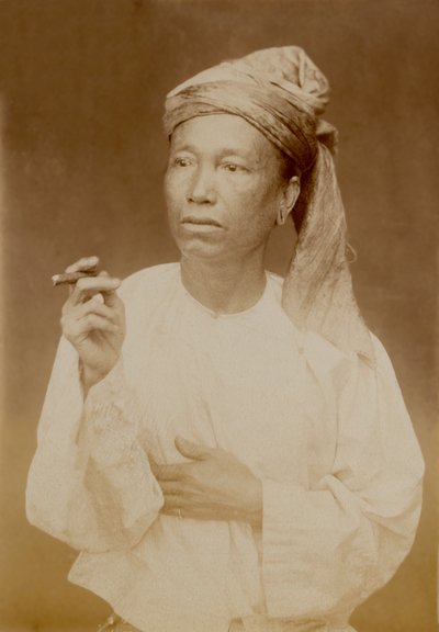 Un homme birman, vers 1885 - Unknown photographer