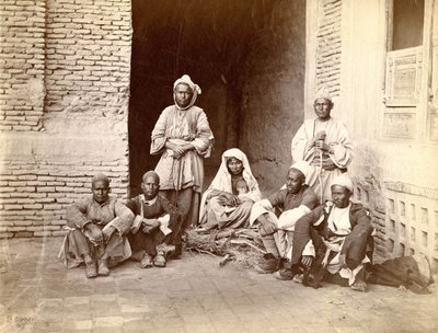 Une famille en Afghanistan, fin du XIXe siècle - Unknown photographer