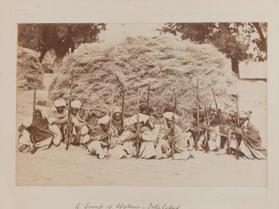 Hommes afghans, Jalalabad - Unknown photographer