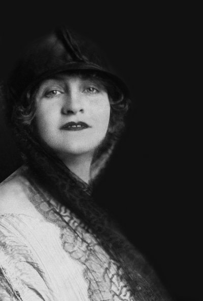 Alma Mahler (1879-1964), compositrice et auteur autrichienne, vers 1920 (photo n/b) - Unknown photographer