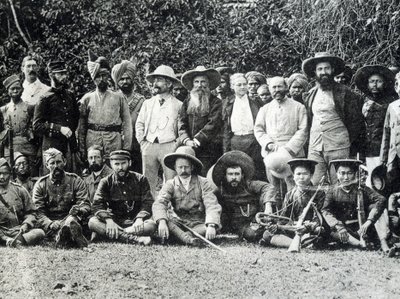 Auguste Pavie (1847-1925), explorateur breton et la mission franco-anglaise du Haut Mékong en 1895. - Unknown photographer