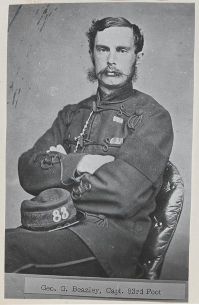 Capitaine George G Beazley, 83e régiment de pied (comté de Dublin) - Unknown photographer