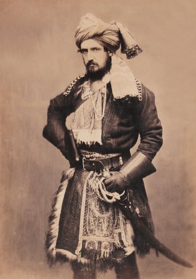 Dighton Probyn, 2e cavalerie du Pendjab, vers 1857 - Unknown photographer