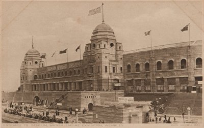Entrée du stade, Exposition sur l