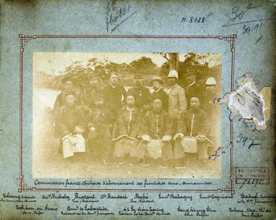 Commission franco-chinoise (définition de la frontière sino-annamite) - Unknown photographer
