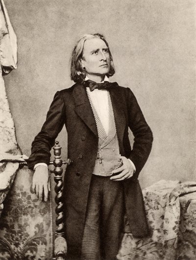 Franz Liszt (1811-1886) pianiste et compositeur hongrois - Unknown photographer