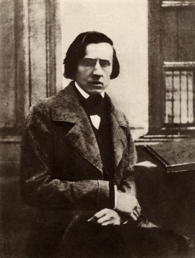 Frédéric Chopin (1810-1849) compositeur et pianiste polonais - Unknown photographer