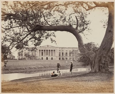 Maison du gouvernement, Barrackpore, vue du sud - Unknown photographer