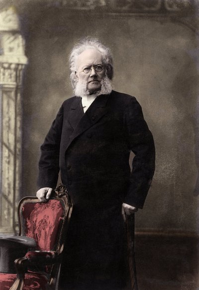 Portrait de Henrik Ibsen (poète et dramaturge norvégien) - Unknown photographer
