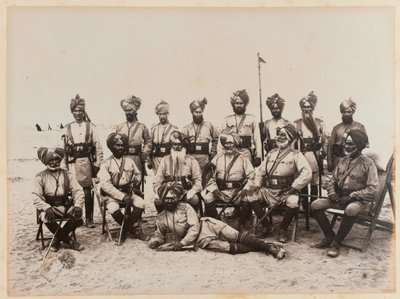Officiers indiens du 9e Bengal Cavalry, 1885 - Unknown