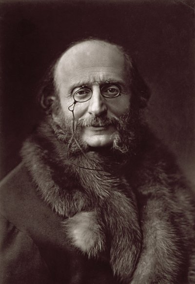 Jacques Offenbach (1819-80), compositeur allemand (photo n/b) - Unknown photographer