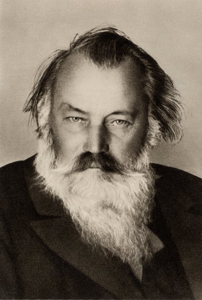 Johannes Brahms (1833-1897) compositeur allemand - Unknown photographer