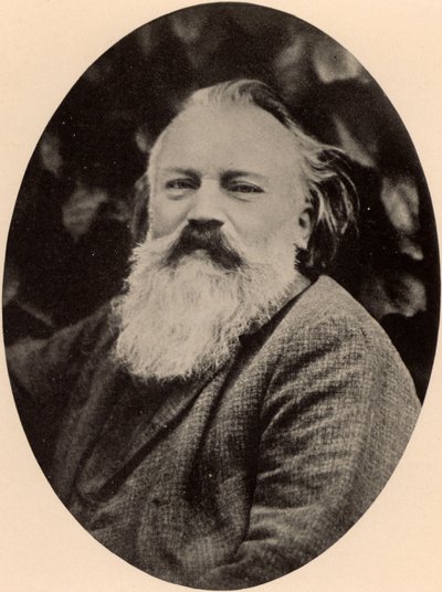 Johannes Brahms (1833-1897) compositeur allemand - Unknown photographer