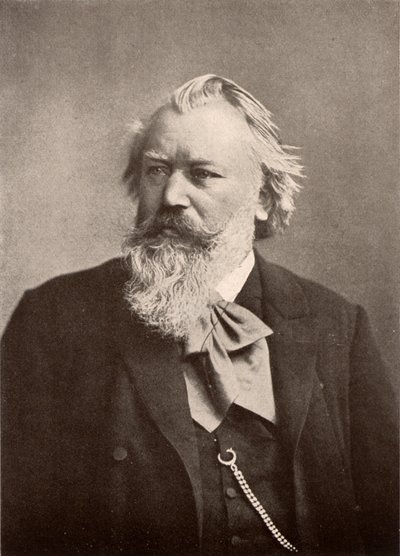Johannes Brahms (1833-1897) compositeur allemand - Unknown photographer