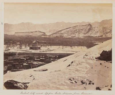 Kaboul depuis Asmai - Unknown photographer