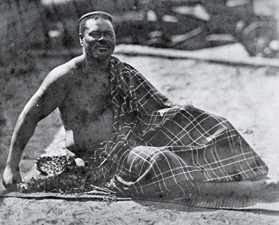 Le roi Cetshwayo en exil au Cap - Unknown photographer